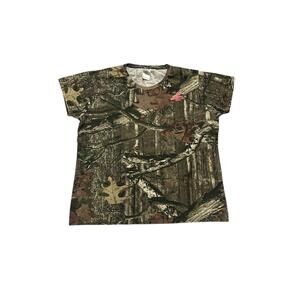 Mossy Oak Break Up Infinity Camo Tee with Pink Accents